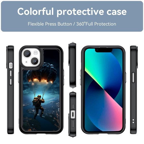 paratrooper vintage parachute For Samsung S7 S8 S9 S10 S20 Plus Lite Impact Case - Picture 13 of 25