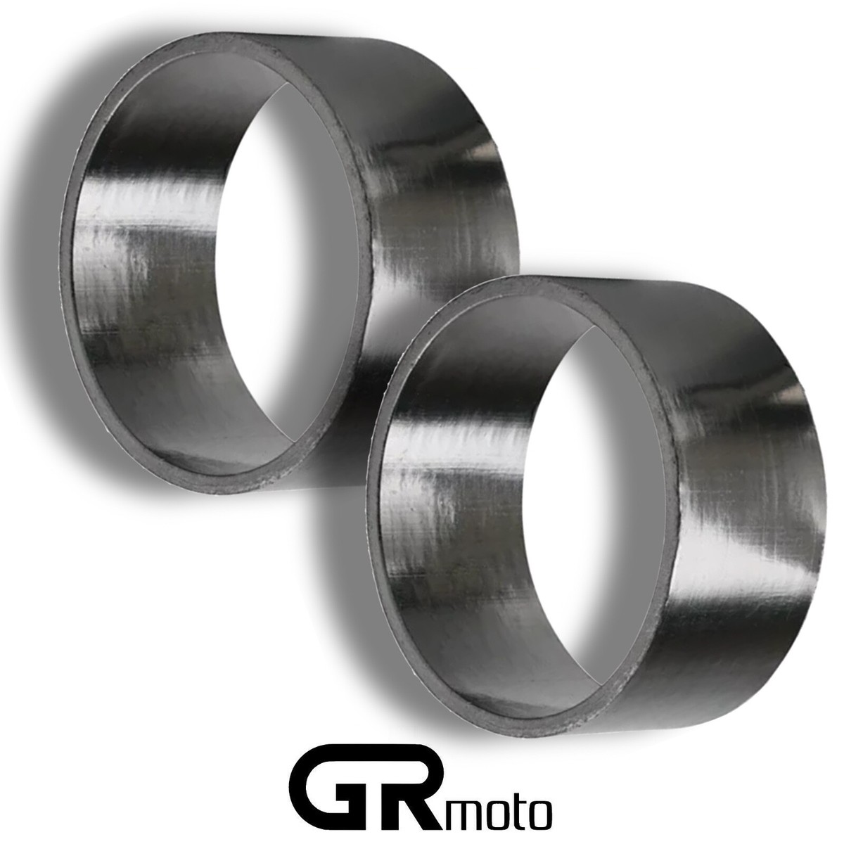 2 x Graphite Exhaust Gasket for Kawasaki Z1000 10 - 19 11061-0726