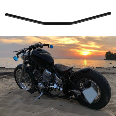 For Yamaha XVS 650 Drag Star 1'' 25mm Motorcycle Drag Bar Handlebars Matte Black