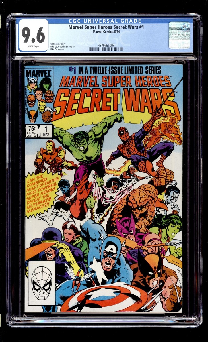 Marvel Super Heroes Secret Wars #1 1984 CGC 9.6 NM+ White High Def