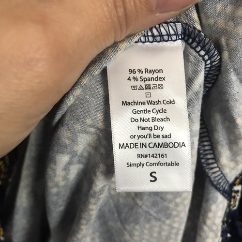 Camisa túnica Lularoe Irma multicolor Chevron talla pequeña - Imagen 4 de 6