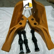 JCB PARTS - SIDECUTTER LEFT & RIGHT INC. 6 NUTS & BOLTS (ASSORTED PART NO.S)