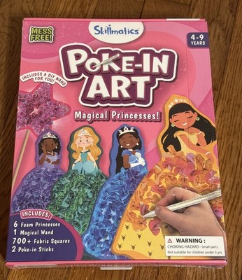 Skillmatics Poke-in Art: Magical Princesses craft kit NEW