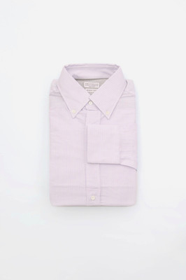 NWT Brunello Cucinelli Men's ''Basic Fit'' Striped Button-Down Dress Shirt  A258