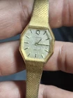 Timex Q Quartz Gold Tone Ladies Vintage 1970s Watch Retro Classic