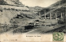 Ak Saint Ursanne Kanton Jura, Viadukt - 11534942