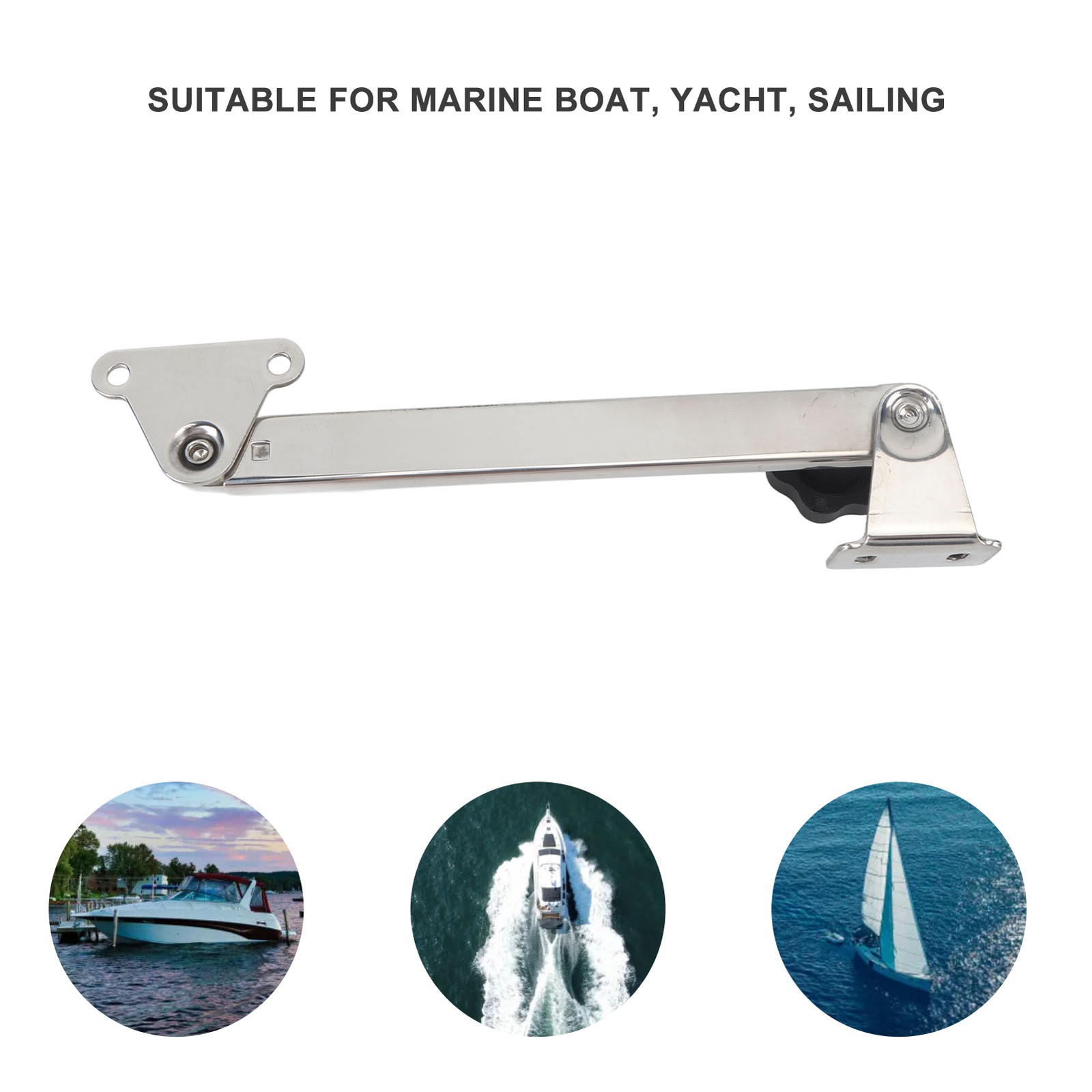 °Marine Lid Stay Adjuster Flexible Stainless Steel Support Adjuster