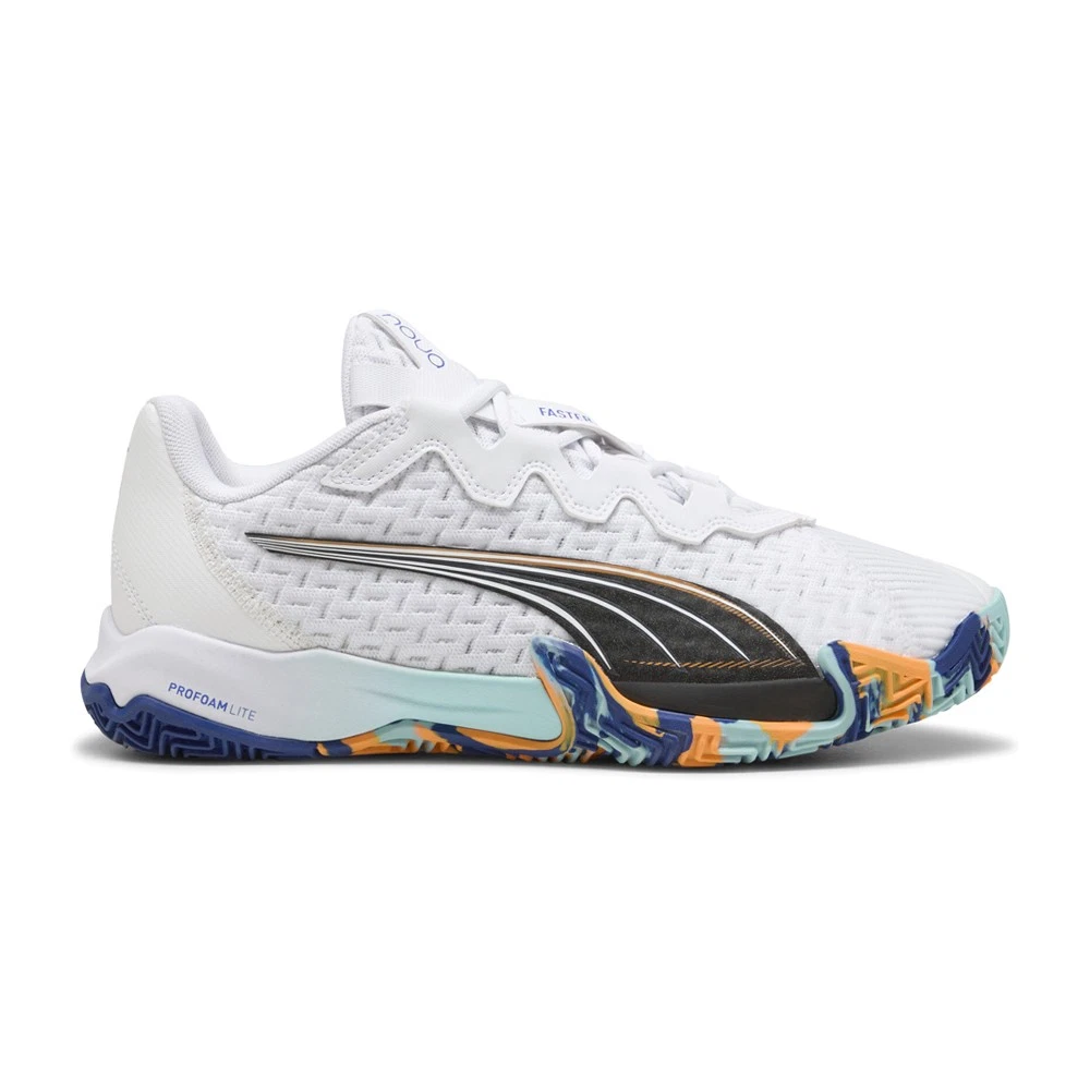 PUMA Nova Elite Lace Up Mens White Sneakers Casual Shoes 10828402