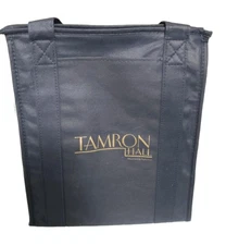 Tamron Hall Promotional Insulated Reusable Tote Bag Grocery Shopping Deep Blue 