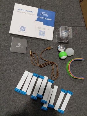 Two (2) sphero mini robots programmable app enabled STEM