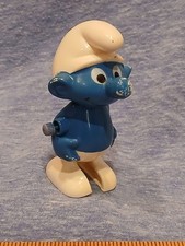  Vintage 80's  Smurfs Wind Up  Walk Toy Wallace  Berrie  Co. Peyo 3  Works