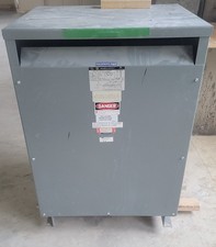 (1)Square D 75KVA Transformer Volts 480D- 208Y/120 CAT NO: 75T3HFISNLP