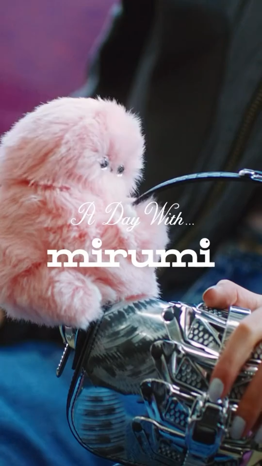 Mirumi Interactive Robot Bag Charm Plush Toy – Cute Motion Sensor
