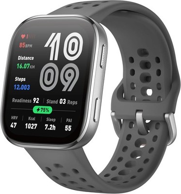 Amazfit Bip 6 Smartwatch AMOLED GPS Bluetooth Anruf 14 Tage Akku 5ATMv