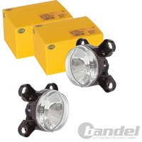 2X Hella Halogen Scheinwerfer Rund 12V Scheinwerfer Satz | 1K0 247 043-001