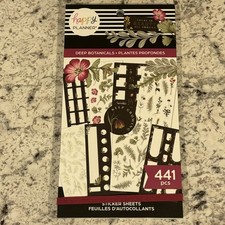 NEW Happy Planner Sticker Book - Deep Botanicals 441 Pieces