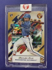 2025 Topps Pristine Daylen Lile Gold Rookie Refractor Encased •  #69 43/50
