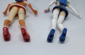 Palisades Yujin Toys Sega Dreamcast Space Channel 5 Pudding Action Figures Lot 2