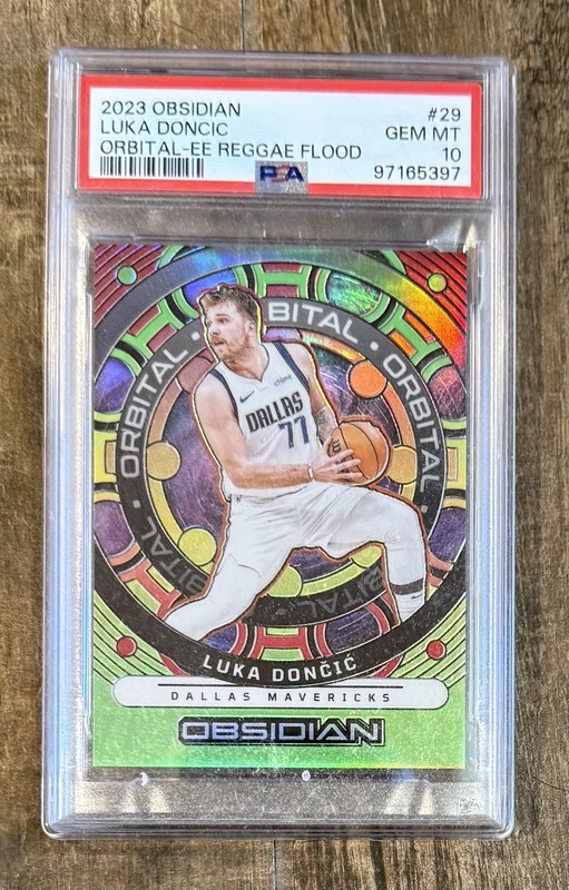 2023 Obsidian Luka Dončić Electric Etch Reggae Flood /60📈PSA 10💎Pop 5📈HOT