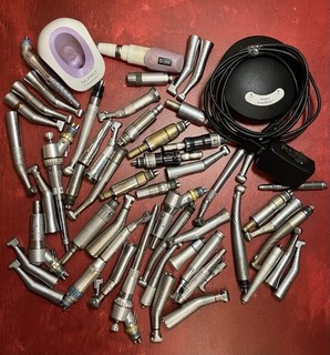 Dental Handpieces / Attachments / Motors Lot B12 For Repair Midwest A Dec