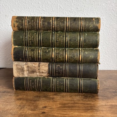 1880s Reclus Earth & Its Inhabitants EUROPE Vol I V 5 Vol Set Maps.