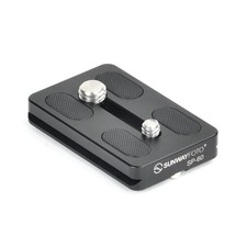 60mm QR Quick Release Arca Swiss Plate 1/4"20  3/8"16 Screws 1 PCS