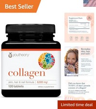 Advanced Collagen with Vitamin C - 6,000 mg Hydrolyzed Collagen Peptides  Am...