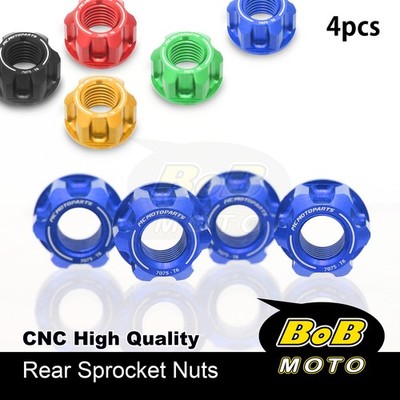 M8 Racing Rear Sprocket Nuts For Suzuki GSX-R125 GSX-S125 2017 2018 2019