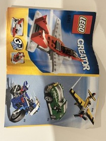 LEGO Creator 6741 Mini Jet 3-in-1 Retired 100% Complete W/manual & Box