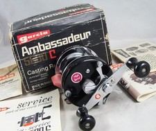 Old Vintage ABU GARCIA AMBASSADEUR No. 5600 C Casting Reel + Box + Papers