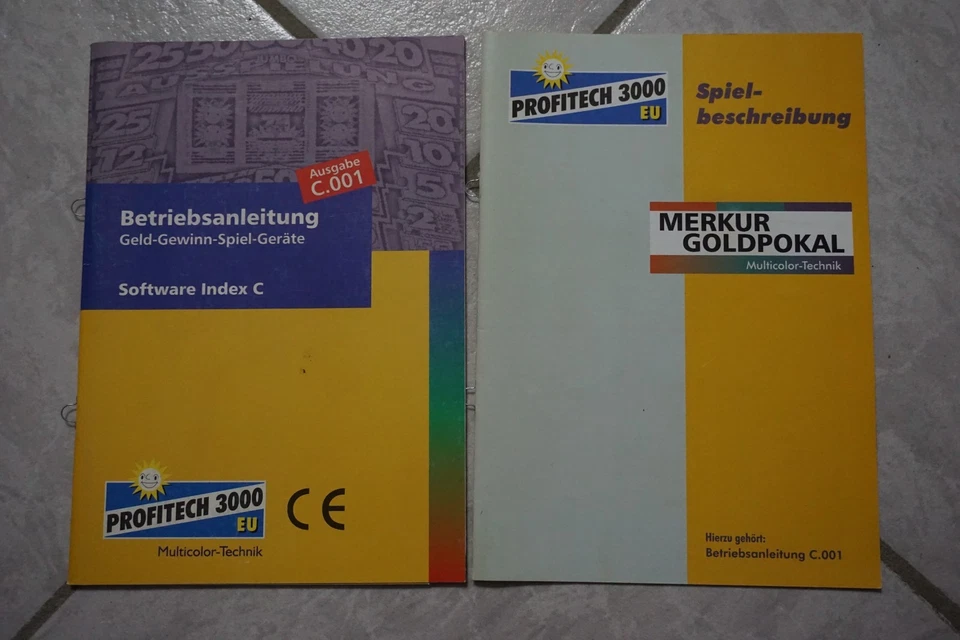 Merkur - GOLDPOKAL - Anleitung ADP Geldspielgerät Spielautomat Beschreibung - Bild 1 von 1
