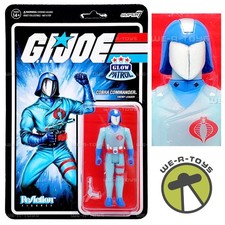 G.I. Joe Glow Patrol Cobra Commander Enemy Leader Reaction Figure Super7 81465