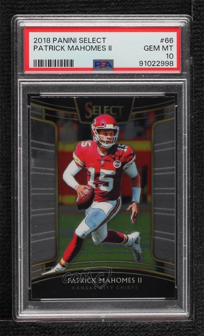 2018 Panini Select Concourse Patrick Mahomes II #66 PSA 10 GEM MT 11ff