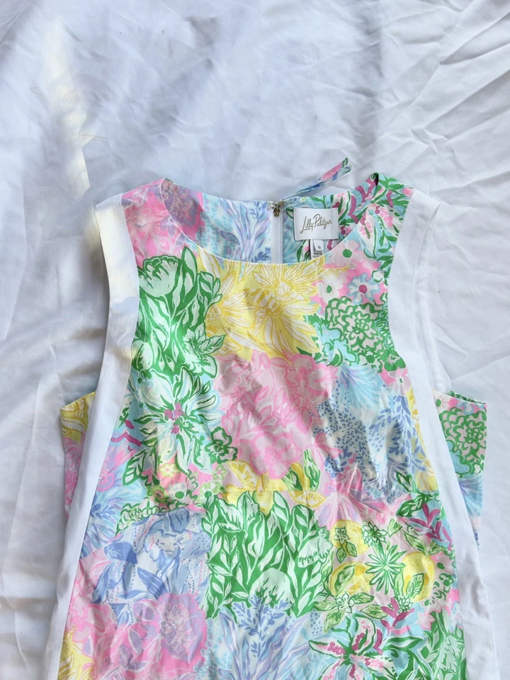 Платье цельнокроеное Lilly Pulitzer Beckler эластичное яркое восторг размер 16 - Изображение 4 из 4