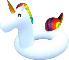 Playtek Jumbo Mystic Unicorn Pool Float, White