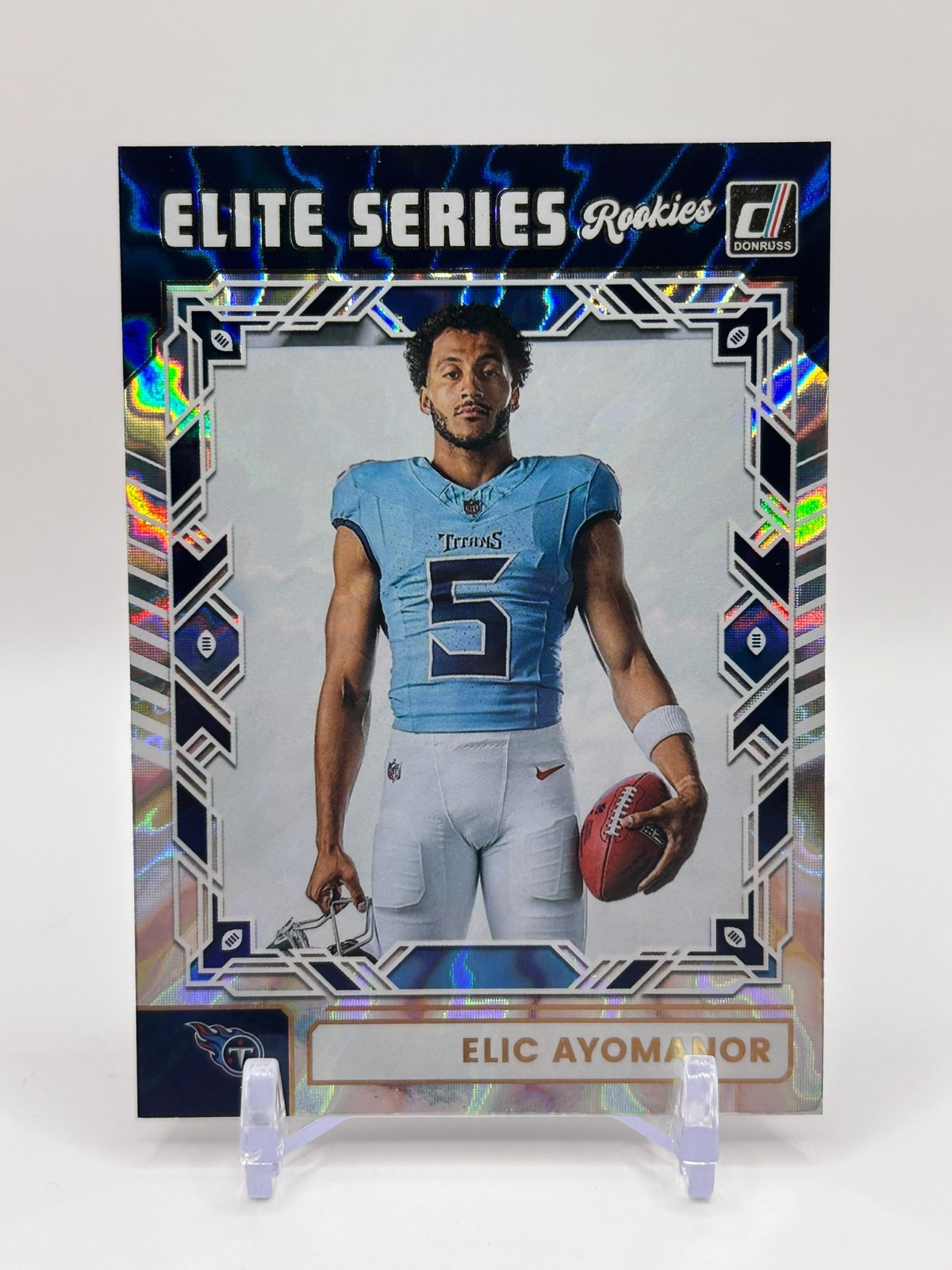 2025 Panini Donruss Elic Ayomanor RC Elite Series Rookies #ESR-EAR Titans