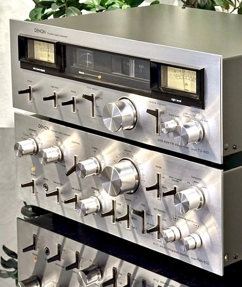 DENON PMA 600 & TU 400,+PCC Phono Test Record, exclusiv Vintage, Traum Kombi😍