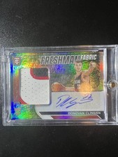 2024-25 Freshman Fabric Signatures Donovan Clingan Platinum Mirror Camo /25