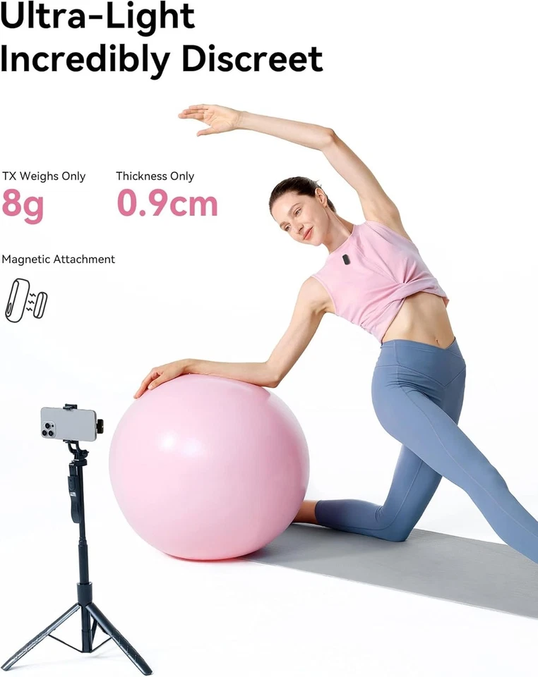 Hollyland Lark A1 Wireless Mini Microphone for iPhone & Android, 48kHz/24-bit - Image 4 of 4