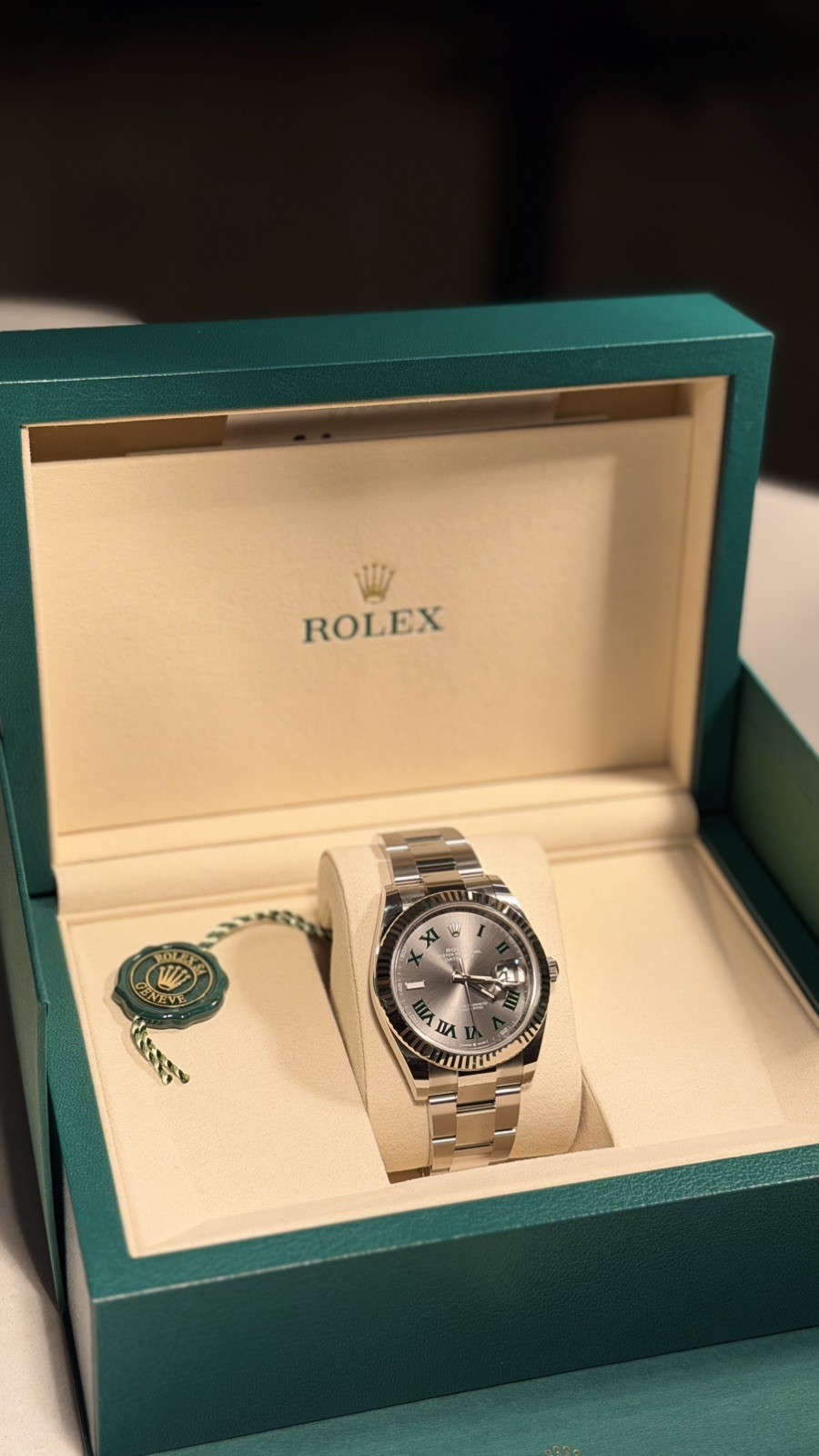 Datejust Oyster, ,Oystersteel and white gold