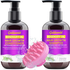 Sulphate Free Rosemary Oil Biotin Shampoo Conditioner Hair Growth & Thickening 