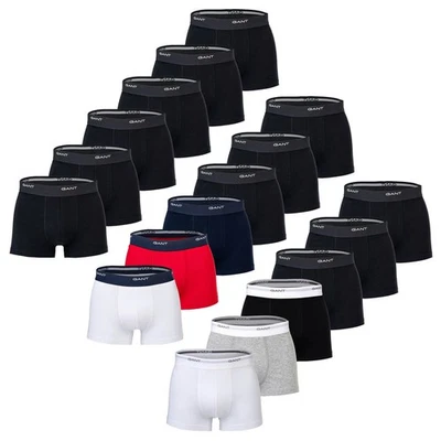 GANT Homme Boxershorts, Lot de 6 - Core Trunk 6-Pack, Coton Stretch - Photo 1/4