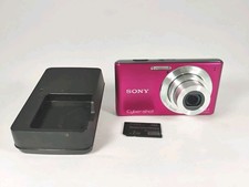 Sony Cyber-shot DSC-W530 Pink Compact Digital Camera W/Card Tested Working Used