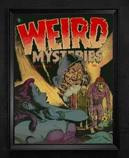 Witch Ghouls Monster Creepy Spooky Room Vintage Horror Art Print Retro Decor