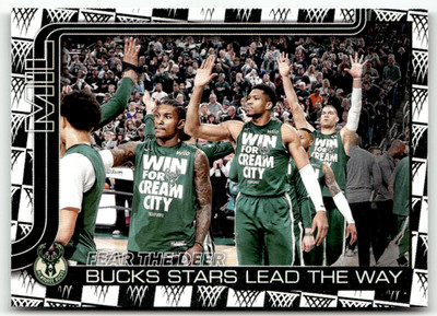Topps NBA Flagship 2025 No. 281 Fear the Deer Giannis Antetokounmpo Tip-Off Holo