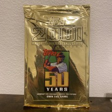 2001 Topps Sealed Jumbo Oversized Big 12" Card Promo Pack 50 Years MLB