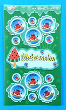 Watermelon Scented Scratch  Sniff Sticker Sheet