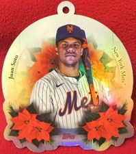 Juan Soto 2025 Topps Holiday Oversized Die-Cut Ornament OO-11