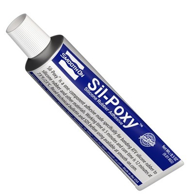 Smooth-On SIL-Poxy  Rubber Silicone Adhesive, 0.5 oz Tube   Flexible