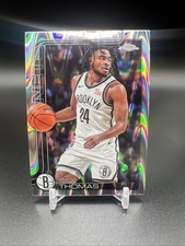 Cam Thomas 2025-26 Topps Chrome #85 RayWave Refractor Brooklyn Nets